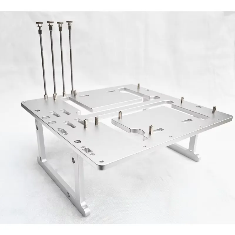 Aluminum Open Frame Test Bench Water Cooling - هيكل اختبار MATX مفتوح الإطار من
